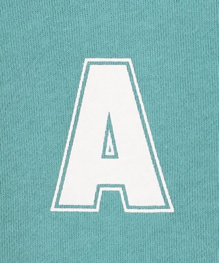 ANY KIDS ロゴプリント トレーナー ブルー