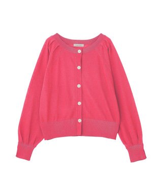 Green Parks 【しのばせカーデ】ポケッタブルＵＶカットニットカーディガン Pink