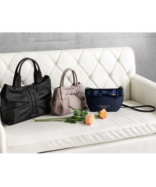 TOCCA BICOLOR RIBBON POCHETTE ポシェット ネイビー系