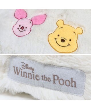 PET PARADISE ディズニー くまのプーさん ＆ ピグレット なかよしクッション ホワイト