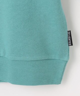 ANY KIDS ロゴプリント トレーナー ブルー