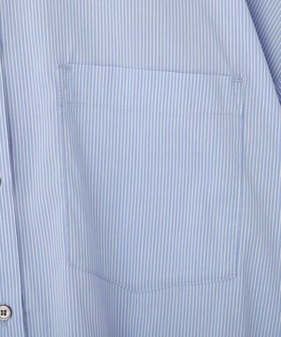 YECCA VECCA リブMIXストライプオーバーシャツ Stripe