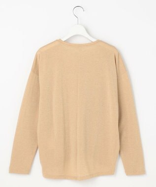 自由区 【カタログ掲載】ラメトリコットジャージー カットソー ベージュ