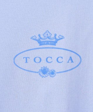 TOCCA HALLMARK FLOCKY LOGO TEE Tシャツ ブルー系