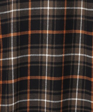 J.PRESS YORK STREET 【WOMEN】チェック シャツワンピース ブラック系3