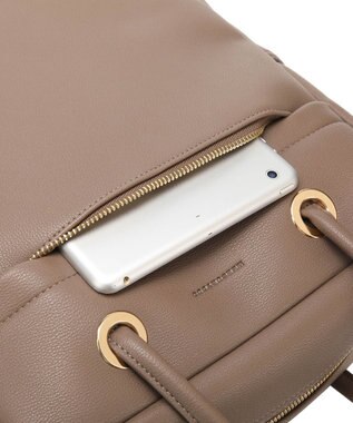 style code 【MERCURYDUO/マーキュリーデュオ】メタルアイレット　2WAY ラージリュック　推し活大容量バッグ オーク