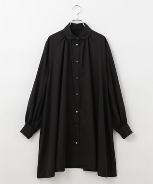 #Newans 【ANSWER for 男の子ママ】Aラインチュニックブラウス ブラック系9