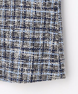 J.PRESS LADIES L ファニーツイード ジャケット ネイビー系