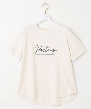 ANY SIS S ロゴ刺繍 Tシャツ アイボリー