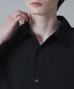 WEGO トロミBIGシャツ（S） ブラック