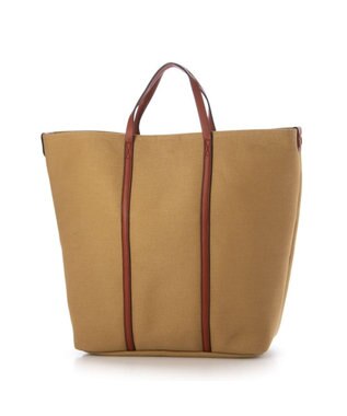 UNBILLION カシュカシュ cachecache / ツイルキャンバスビッグトートバッグ カーキ