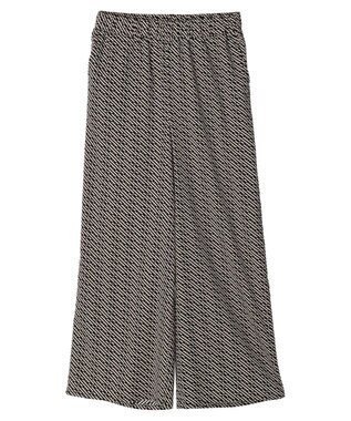 Green Parks ・ｆｕｒｒｙ　ｒａｔｅ　キカガクガラギャザーパンツ Ivory