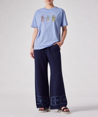 Paul Smith ラビットトリオ 半袖Tシャツ グレイッシュブルー