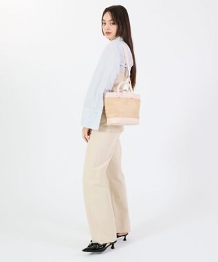 LeSportsac TOP HANDLE CROSSBODY/ピーチブラッシュラフィア ピーチブラッシュラフィア