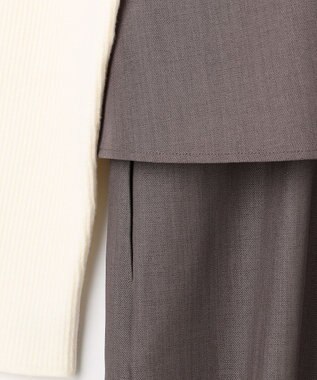 ANY SIS 【2SET】ビスチェ ワンピース × ニット セット ブラウン