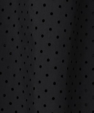 BEIGE， 【洗える】PICCOLO / パンチングドットIラインスカート Black