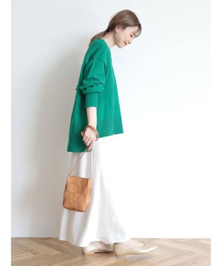 AMERICAN HOLIC エコカルットＶネックプルオーバー Green