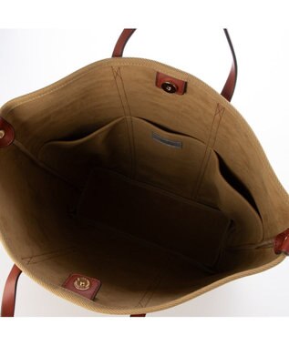UNBILLION カシュカシュ cachecache / ツイルキャンバスビッグトートバッグ カーキ