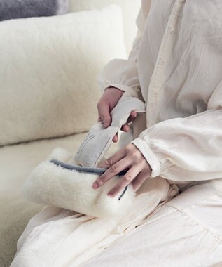 LOOM&SPOOL SRNメリノウールあずきアイピロー アイボリーIV