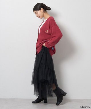 earth music&ecology Ｖｉｌｌａｉｎｓ　クイーン／ニットカーディガン Bordeaux