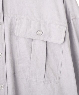 CRAFT STANDARD BOUTIQUE とろみワークシャツ Light Purple