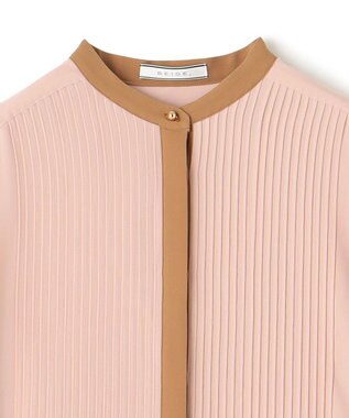 BEIGE， 【S-size】MARIGNY / パフブラウス Nude×Tan