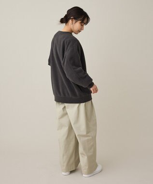 CRAFT STANDARD BOUTIQUE パイル風カットソーチュニック Gray