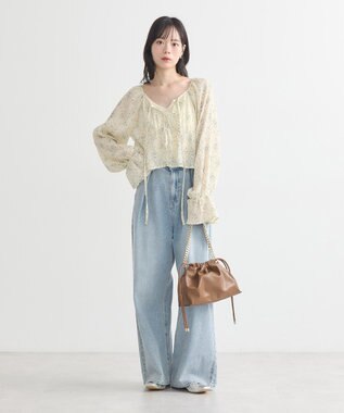 earth music&ecology アイレットレースキャミ Ivory