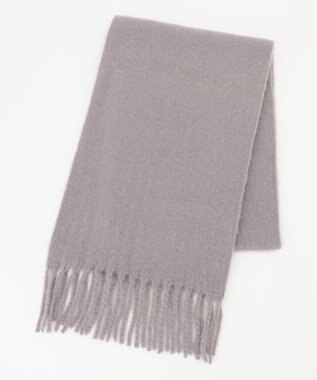 ANY SIS フワリー無地 ストール スレート