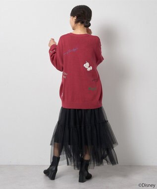 earth music&ecology Ｖｉｌｌａｉｎｓ　クイーン／ニットカーディガン Bordeaux