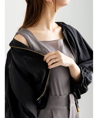 Te chichi シアー切替タンクトップ グレー