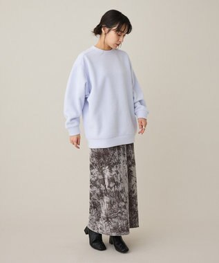 CRAFT STANDARD BOUTIQUE パイル風カットソーチュニック Lilac