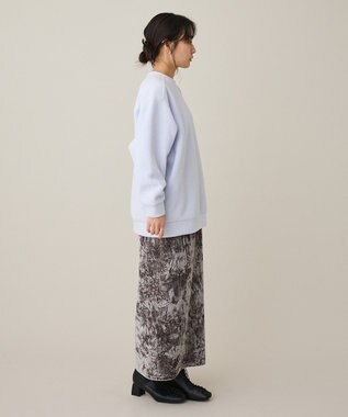 CRAFT STANDARD BOUTIQUE パイル風カットソーチュニック Lilac