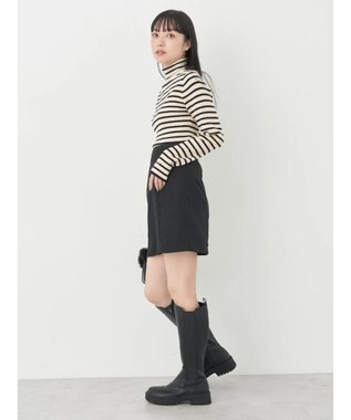 earth music&ecology ミニスカート Black