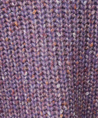 Green Parks ｍｉｘラメショートニットプルオーバー Purple