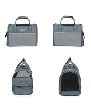 PET PARADISE ペットパラダイス メッシュ 折畳キャリーバッグ 小型犬 グレー