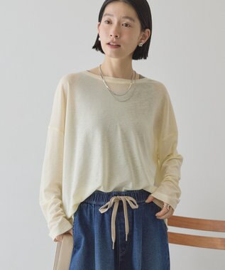 AMERICAN HOLIC シアーカラープルオーバー Yellow