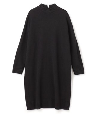 UNFILO 【洗える】チュニック ニットワンピース [WEB限定]ブラック