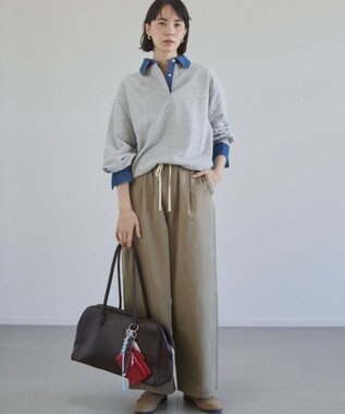 WEGO 【ANGIE VINTAGE】ツイルイージーパンツ ベージュ