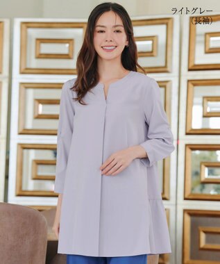 【選べる2Type】スキッパーシャツチュニック