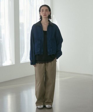 WEGO 【ANGIE VINTAGE】ツイルイージーパンツ ベージュ