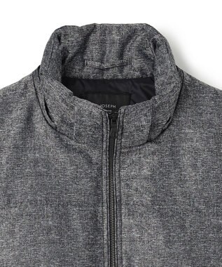 JOSEPH HOMME 【新素材】ライトラスターシャンブレー　ダウンベスト グレー系