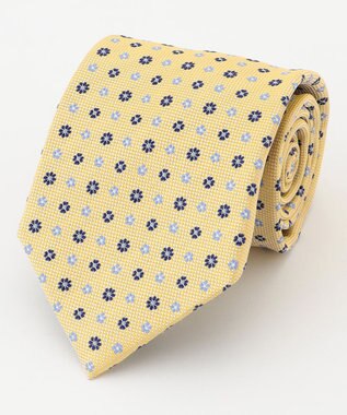 J.PRESS MEN 【VINTAGE JACQUARD COLLECTION】小紋柄 ネクタイ イエロー系8