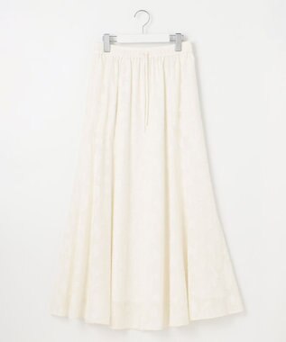 23区 【SLOW/一部店舗限定】コットンジャカード スカート アイボリー系