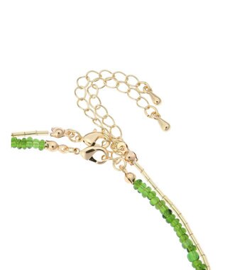 Green Parks ｅｖｅｒｙ　ｗａｌｋ．２本ＳＥＴ　ビーズネックレス Green