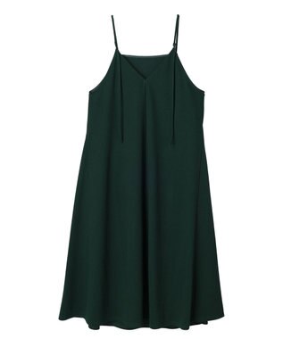Green Parks BEST PRICE 前後２ｗａｙカットリブキャミワンピース Green