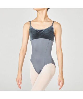 Chacott キャミソールレオタード アッシュグレー