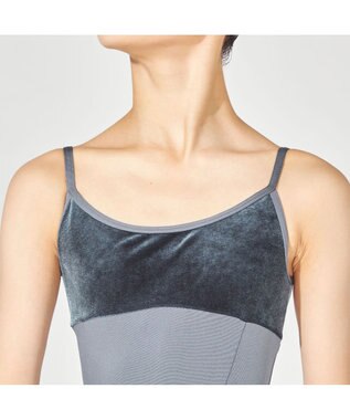 Chacott キャミソールレオタード アッシュグレー