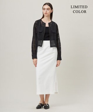 ICB 【WEB限定カラーあり・洗える】 ブロードステッチリブ タンクトップ ブラック系［WEB限定］