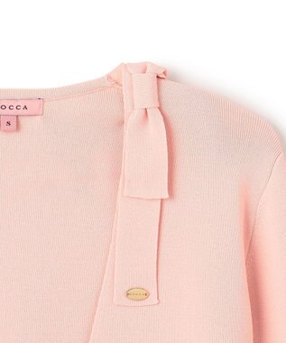 TOCCA 【洗える・接触冷感】BOW KNOT KNIT ボレロ ピンク系